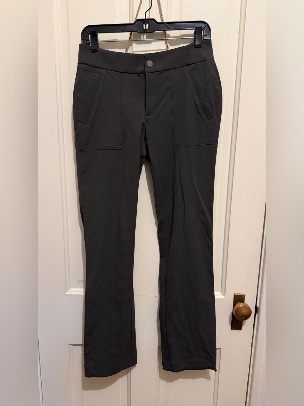 Athleta Black Stretch Travel Hiking Pants Size 2